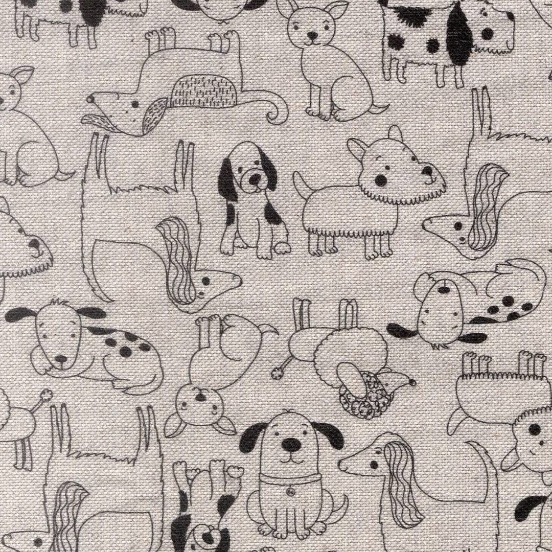 Cani Divertenti e Carini – Akrylduk med søte og morsomme hunder