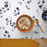 Cherry Blossom Grey – Södahl akrylduk med antiskli, sett ovenfra