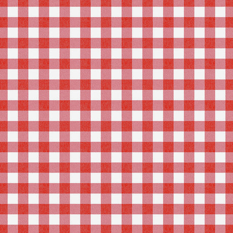 Lola rutet voksduk - Chiwy Tomato Red