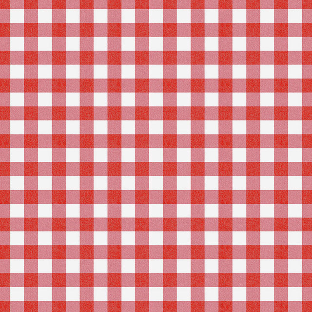 Lola rutet voksduk - Chiwy Tomato Red