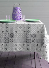 Ciment Lin natur, Laura Lancelle akrylduk, 155 cm bred