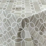 Circle Graphics Grå – Voksduk med flott grafisk sirkelmønster