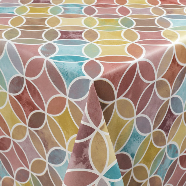 Circle Graphics Varm – Voksduk med flott grafisk sirkelmønster