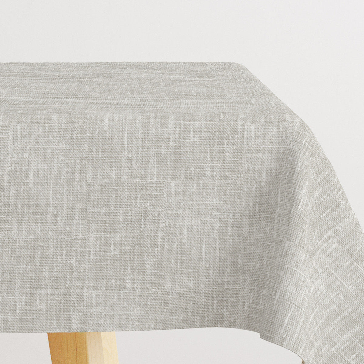 Claudel Piedra Grå - Akrylduk med hessianutseende, 140 cm bred