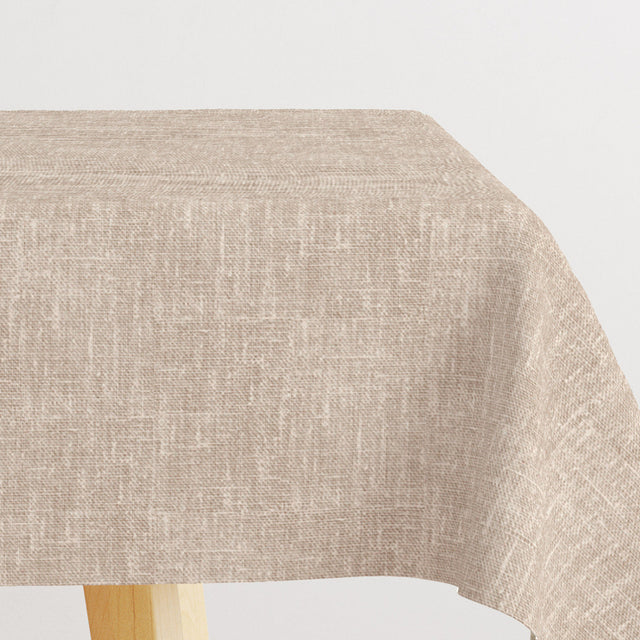 Claudel Tierra Natur – Akrylduk med hessian-look, 140 cm bred