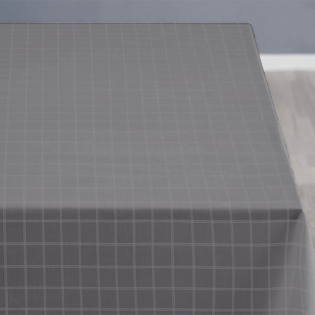 Södahl Clear Grey, klassisk damaskvevd akrylduk med antiskli