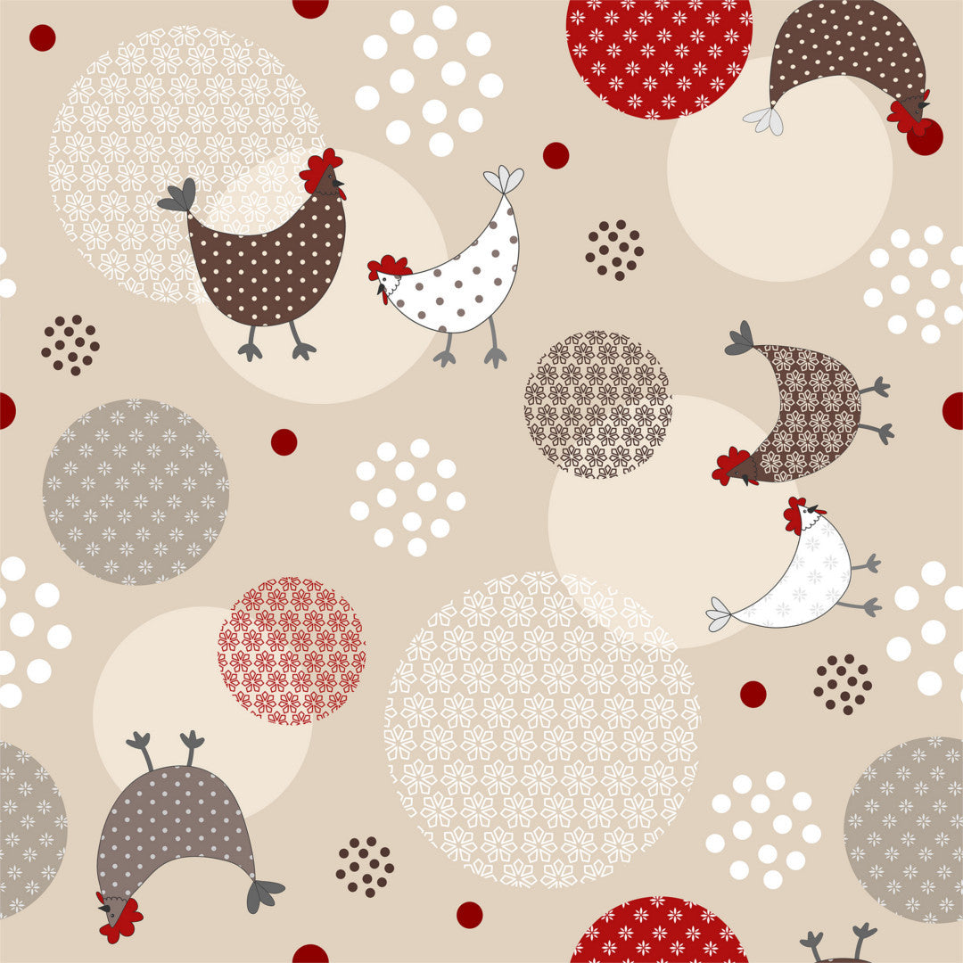 Cocotine Textilia – rund voksduk med strikk