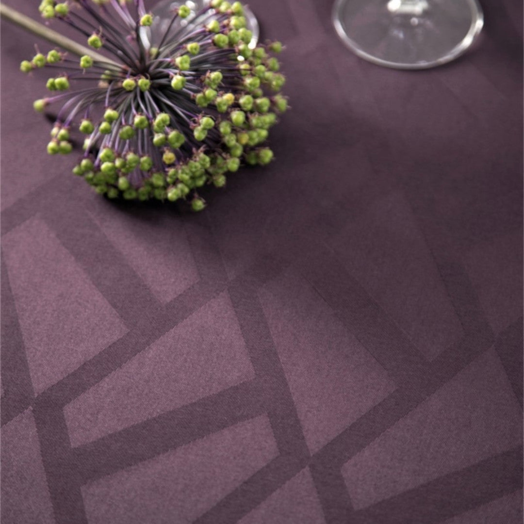 Compliments Ice damaskduk lilla - 160 x 320 cm