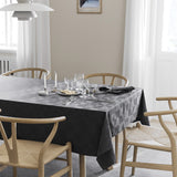 Compliments Wind damaskduk grå - 140 x 270 cm