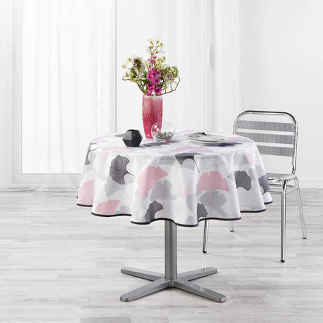 Coquetterie Pink, rund duk med flekkavvisende behandling Ø 180 cm