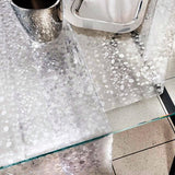 Klar plast Cristal Stones – gjennomsiktig voksduk med steinmotiv