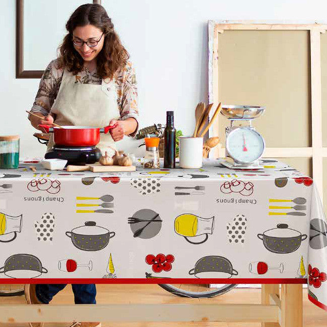 Cucinando - Voksduk med matlagingstema