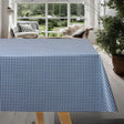 Cuddy blå og hvit rutet - Akrylduk med små blå og hvite ruter
