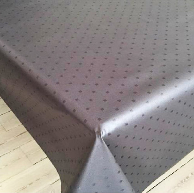 Custome Grå - Flott akrylduk med små firkanter