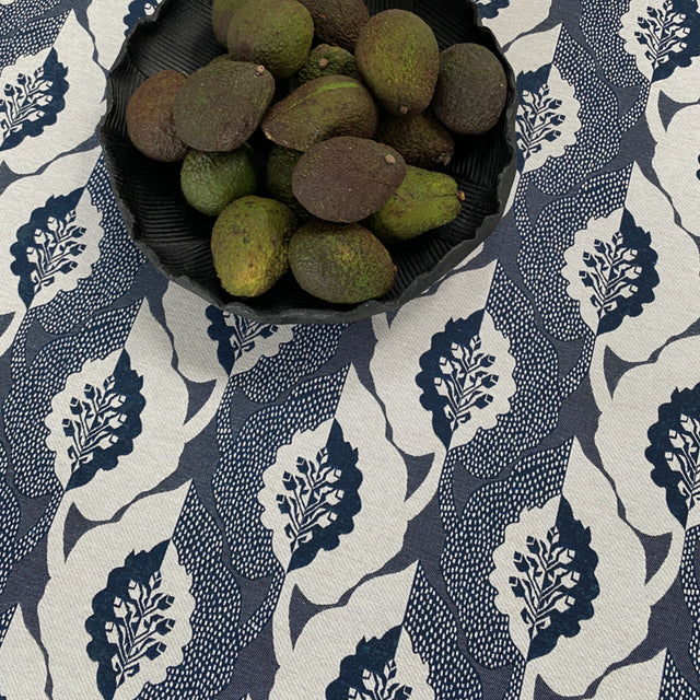 Cypres Blå – Akrylduk med antiskli