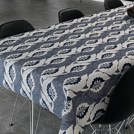 Cypres Blå – Akrylduk med antiskli