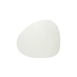 Spisebrikke i resirkulert skinn – Pebble Hvit 46 × 40 cm, modell