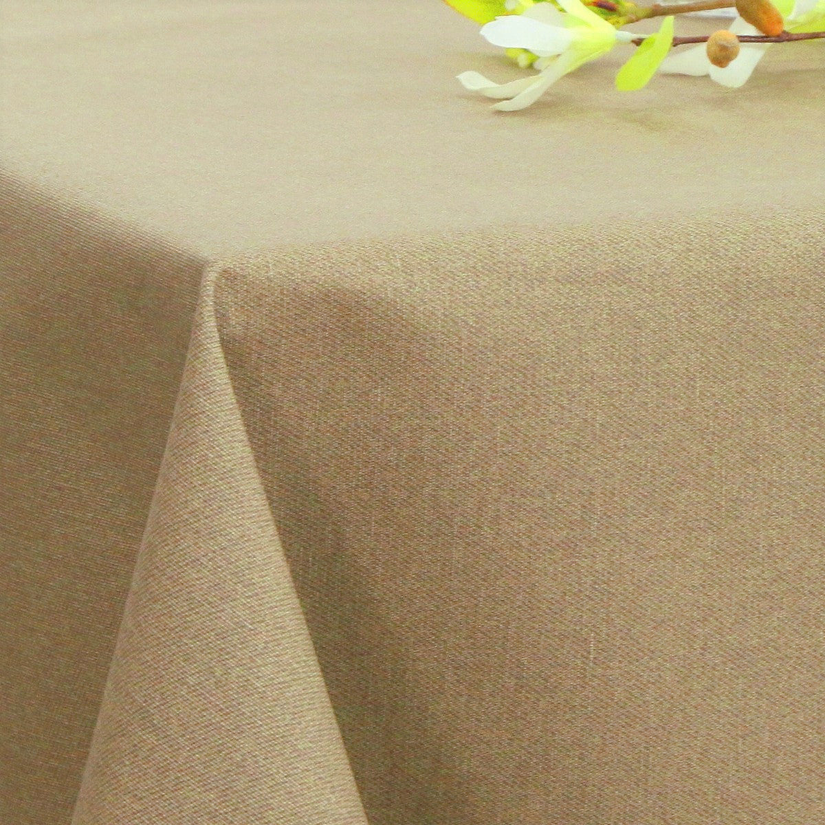 Ensfarget akrylduk i Sand - Dali, 140 cm bred