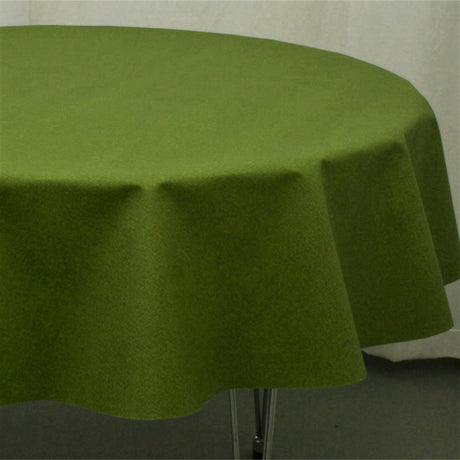 Dali ensfarget akrylduk i grønt, 140 cm bred