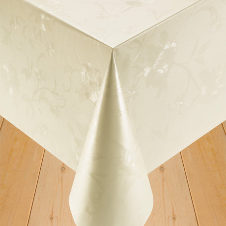 Damask blomsterranker krem – voksduk med blomster