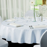 Gastro Ø 300 cm rund duk 100 % polyester hvit