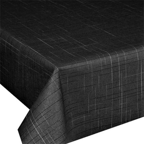 Damero Liso akrylduk - svart