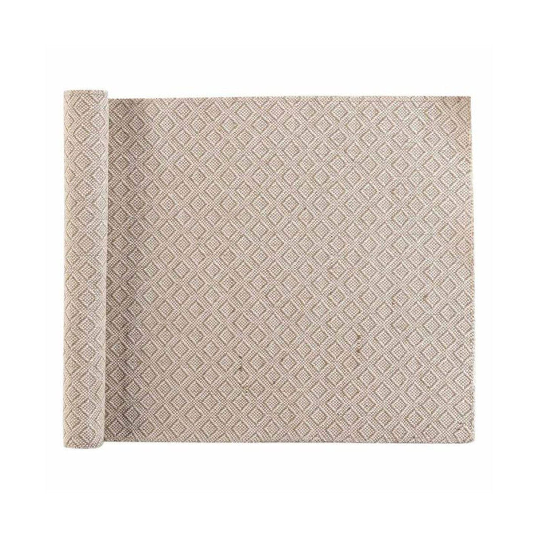 Danity Beige bordløper i jute 35 x 140 cm