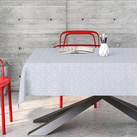 Daumier Blanco – jacquardvevd akrylduk, 160 cm bred