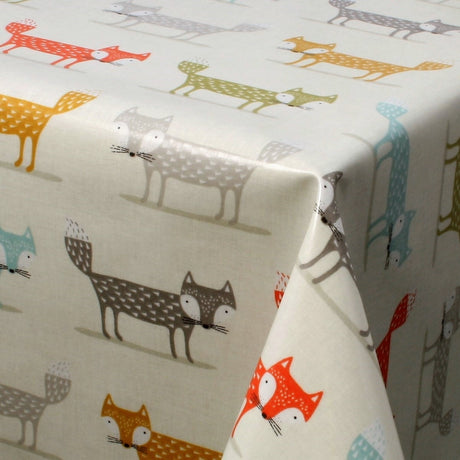 Den Lille Pelsreven - Tekstilvoksduk, 134 cm bred