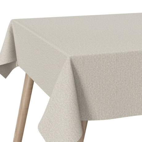 Den Nålestribede Grå/beige – Hjørne av akrylduk i linlook