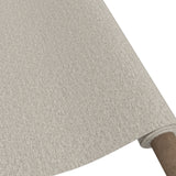 Den Nålestribede Grå/beige – Akrylduk i linlook rullet på rør