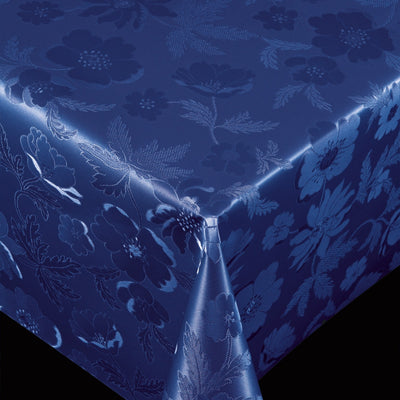 Diamond Blue – PVC-fri voksduk med preget mønster