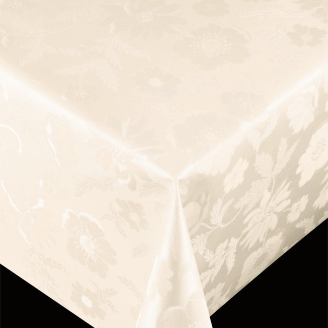 Diamond Offwhite – PVC-fri voksduk med preget mønster