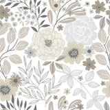 Divine Luxury, Natur - Voksduk med blomster og blader