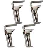 Dukholdere rustfrie, fleksible opptil 4 cm. Sett med 4 stk