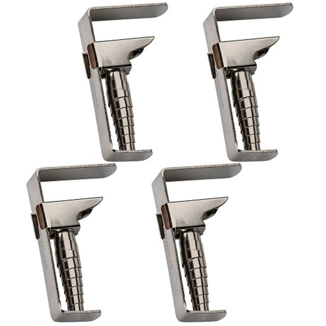 Dukholdere rustfrie, fleksible opptil 4 cm. Sett med 4 stk