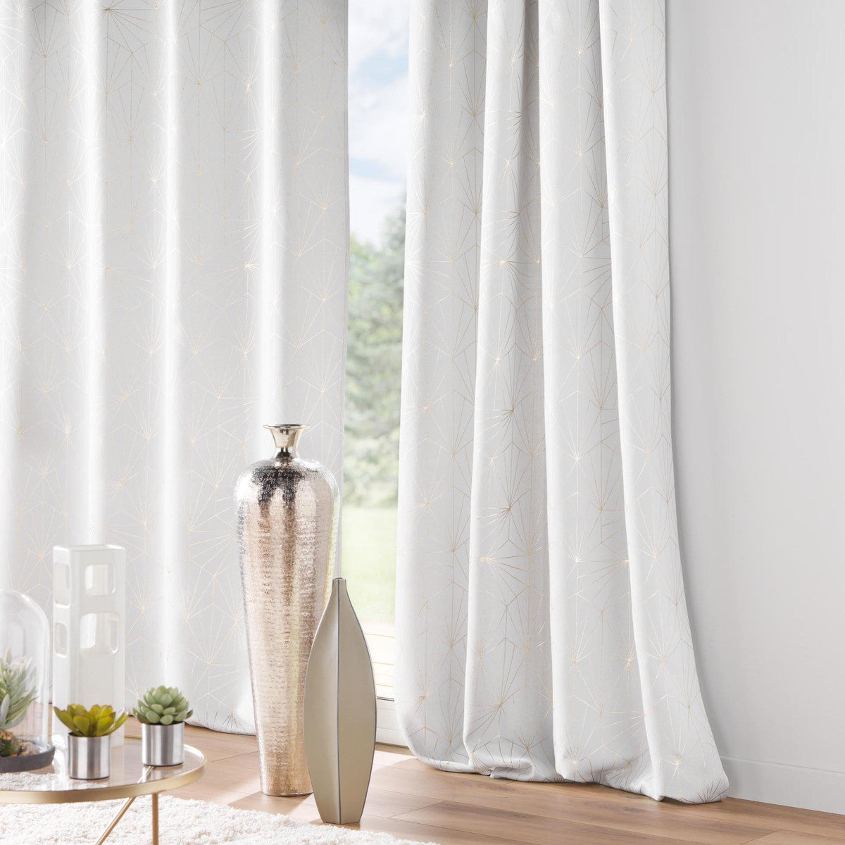 Eclat Hvit – Mørkleggingsgardin 140 x 260 cm miljø