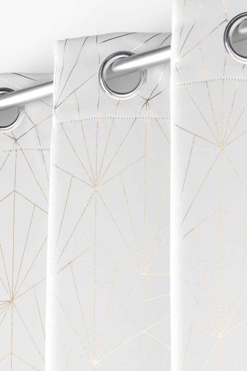 Eclat Hvit – Mørkleggingsgardin 140 x 260 cm nærbilde