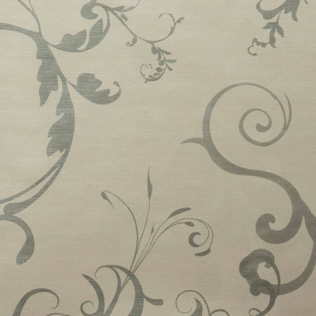 Elegant Ornament – Voksduk i lys grå mønster