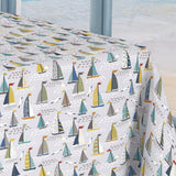 En Tur på Havet - Akrylduk med vind i seilene