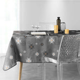 Enchante Antracit – juleduk med flekkavvisende behandling, 150 x 240 cm