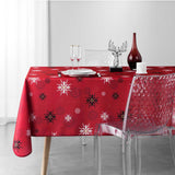 Enchante Red – Juleduk med flekkavvisende behandling, 150 x 300 cm