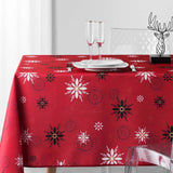 Enchante Red – juleduk med flekkavvisende behandling, 150 x 240 cm