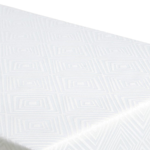Engholm Diamonds Hvit Damaskduk – 140 x 180 cm