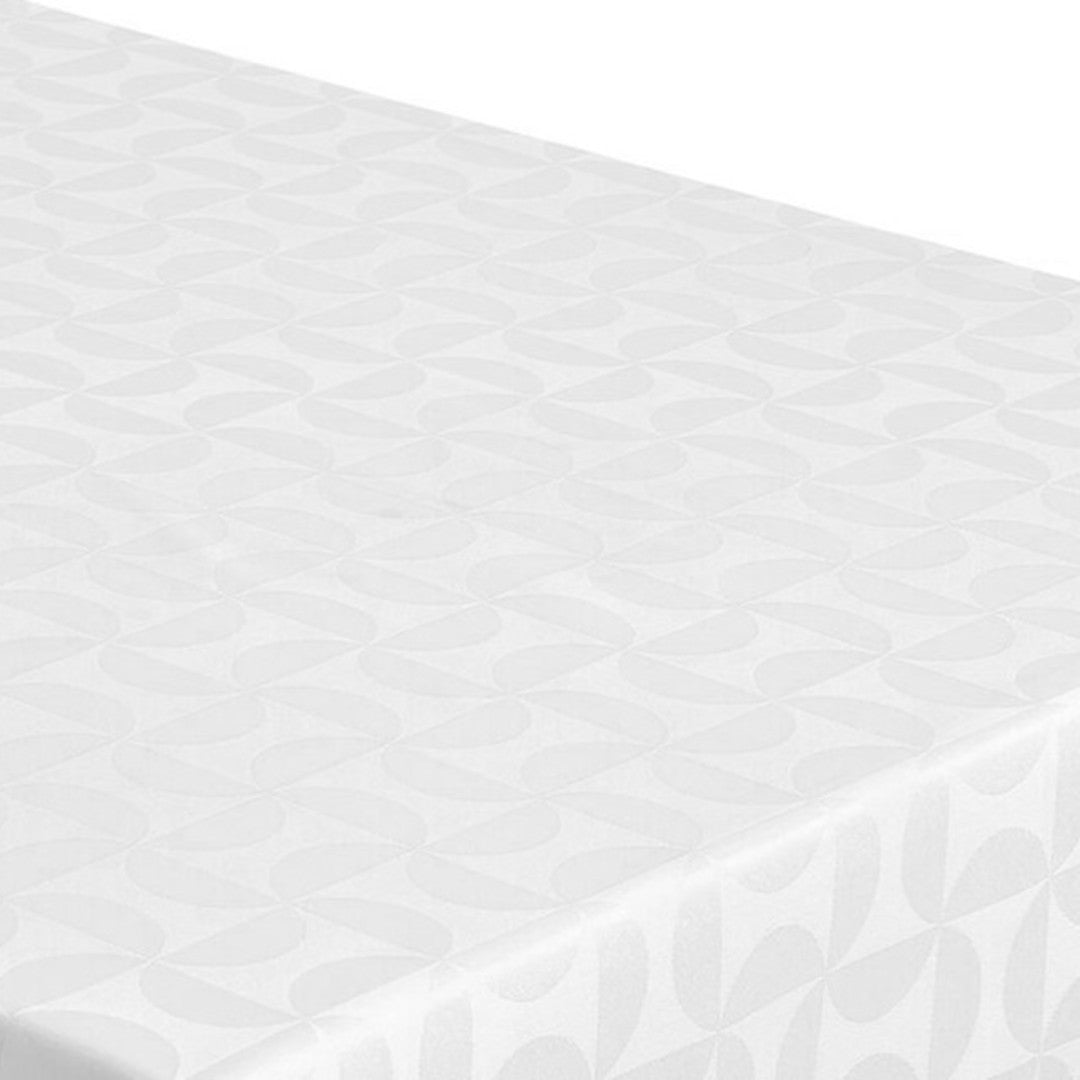 Engholm Star damaskduk 140 x 220 cm – Hvit