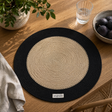 Engholm Thor rund spisebrikke Coffee/Camel – Ø40 cm, miljø