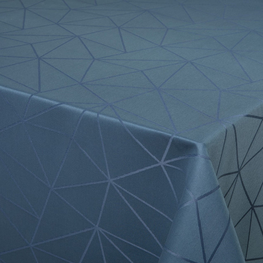 Engholm Tilde Damaskduk, Blå - 140 x 420 cm