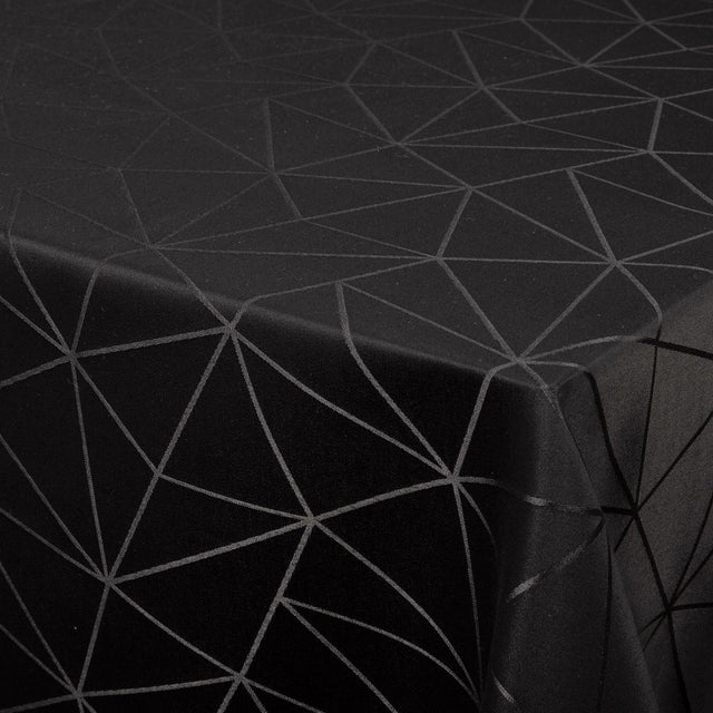 Engholm Tilde Damaskduk, svart – Finnes i flere størrelser