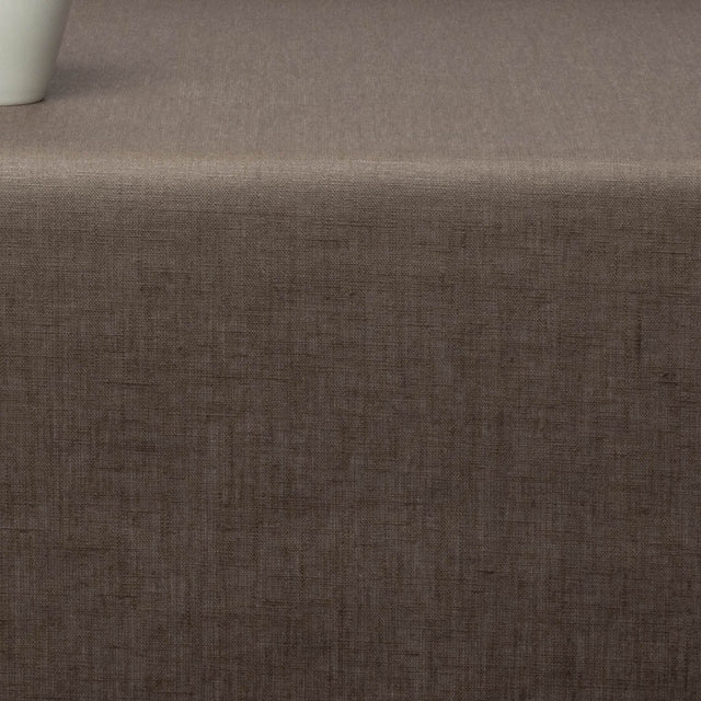 Ensfarget akrylduk i 100 % lin – 140 cm bred – Mud