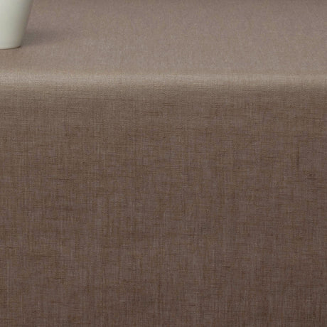 Ensfarget duk i 100 % lin med akrylbelegg – Mud